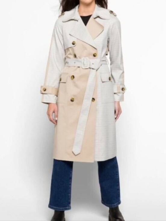 Avec Les Filles Jackets & Blazers - Avec Les Filles Trench Coat size L NEW